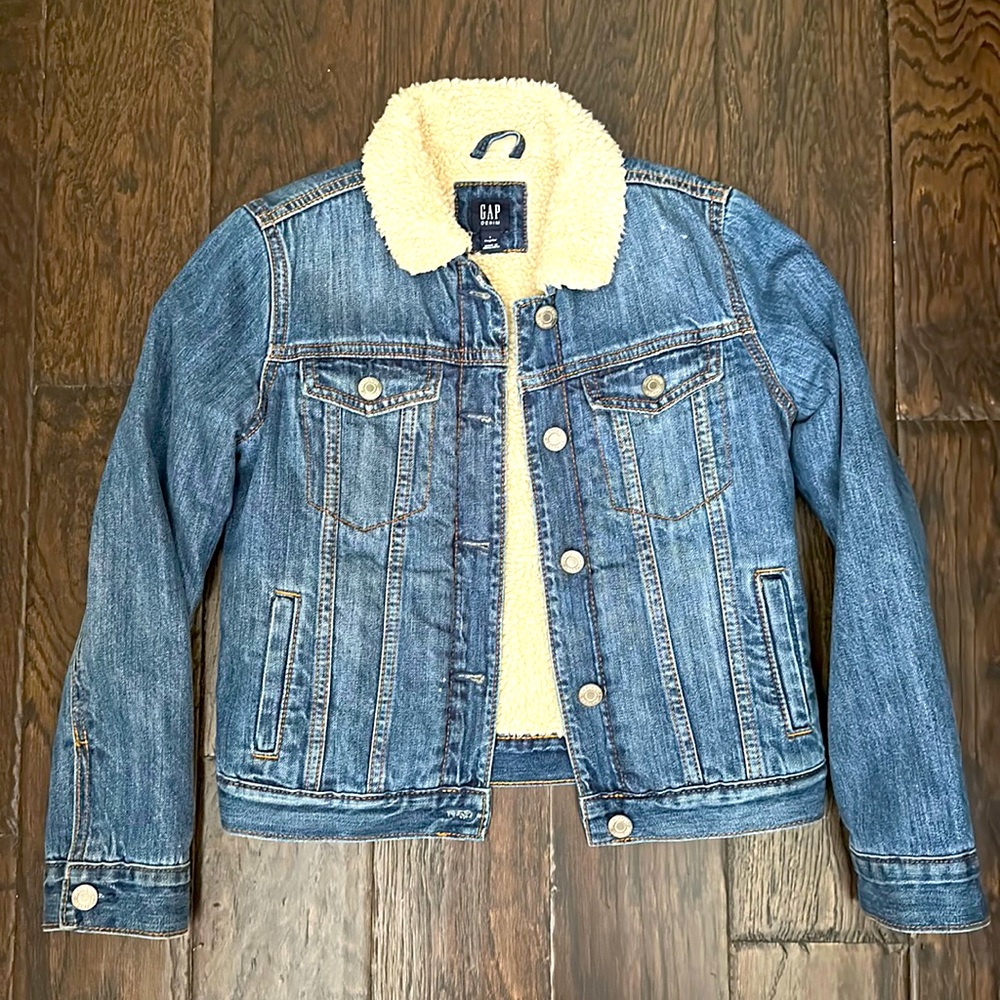 Gap Sherpa Denim Jacket for boys!